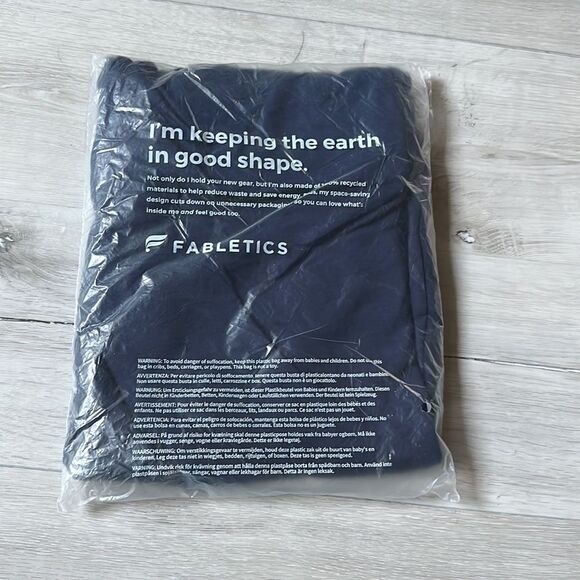 Fabletics The Luxe Terry Jogger Deep Navy XL NWT in packaging - Picture 6 of 6